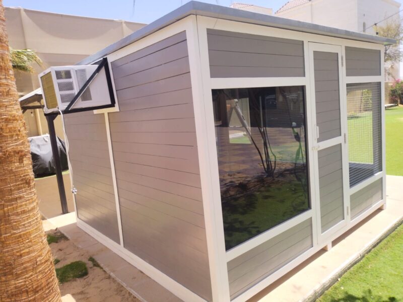 Wooden Cat Villa with AC