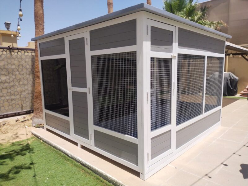 Wooden Cat Villa with AC