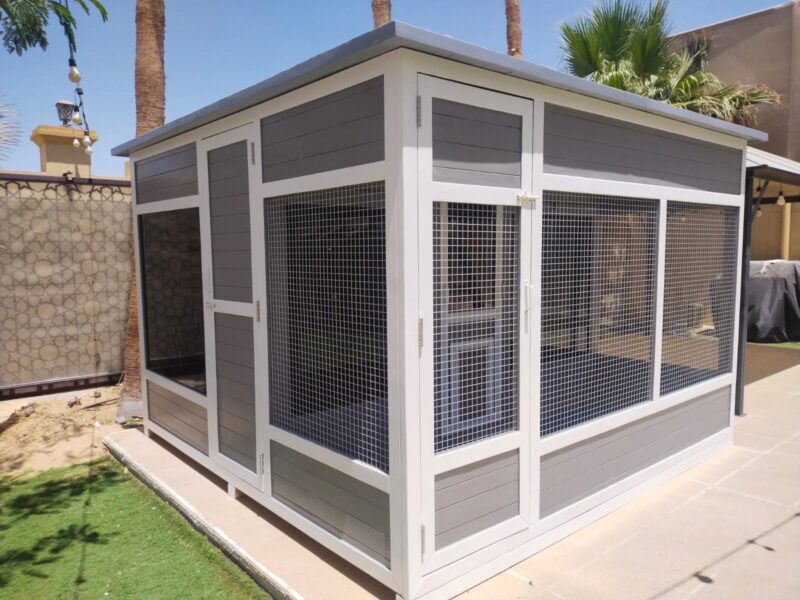 Wooden Cat Villa with AC